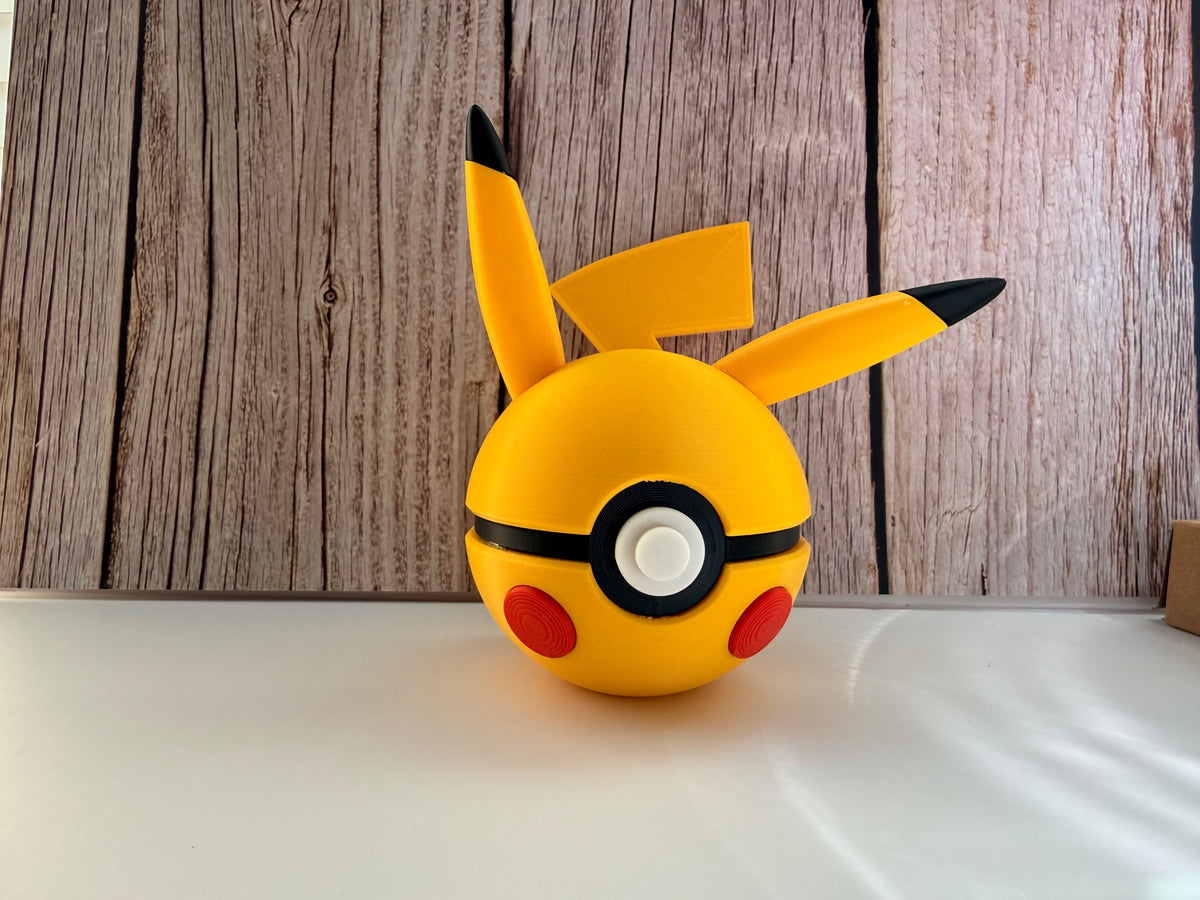 3D Printed Pikachu Ball