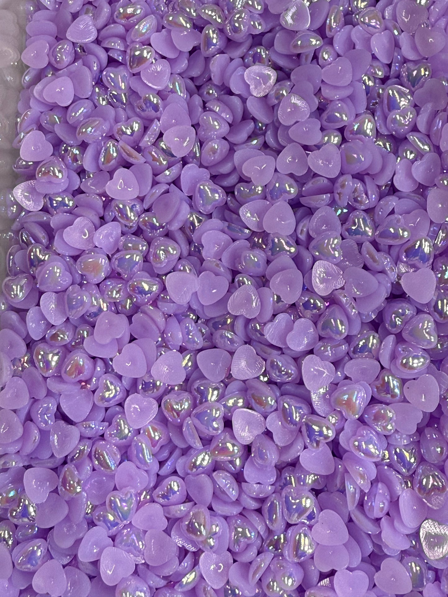Blue-Violet AB Heart Pearl