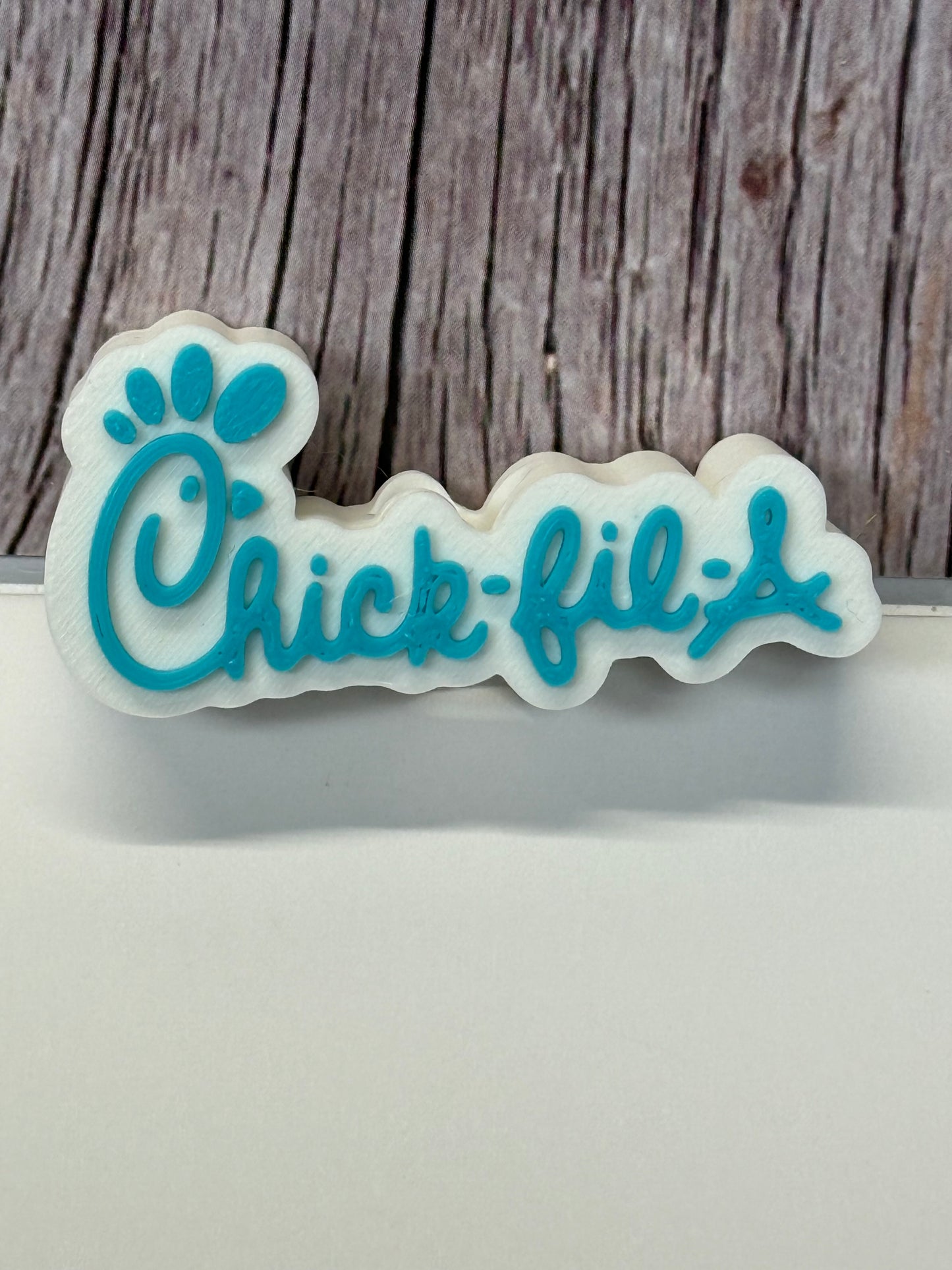 Blue Chick Fil A Straw Topper
