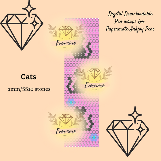 Cats Pen Template - Digital Download