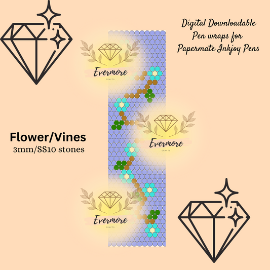 Vines Pen Template - Digital Download
