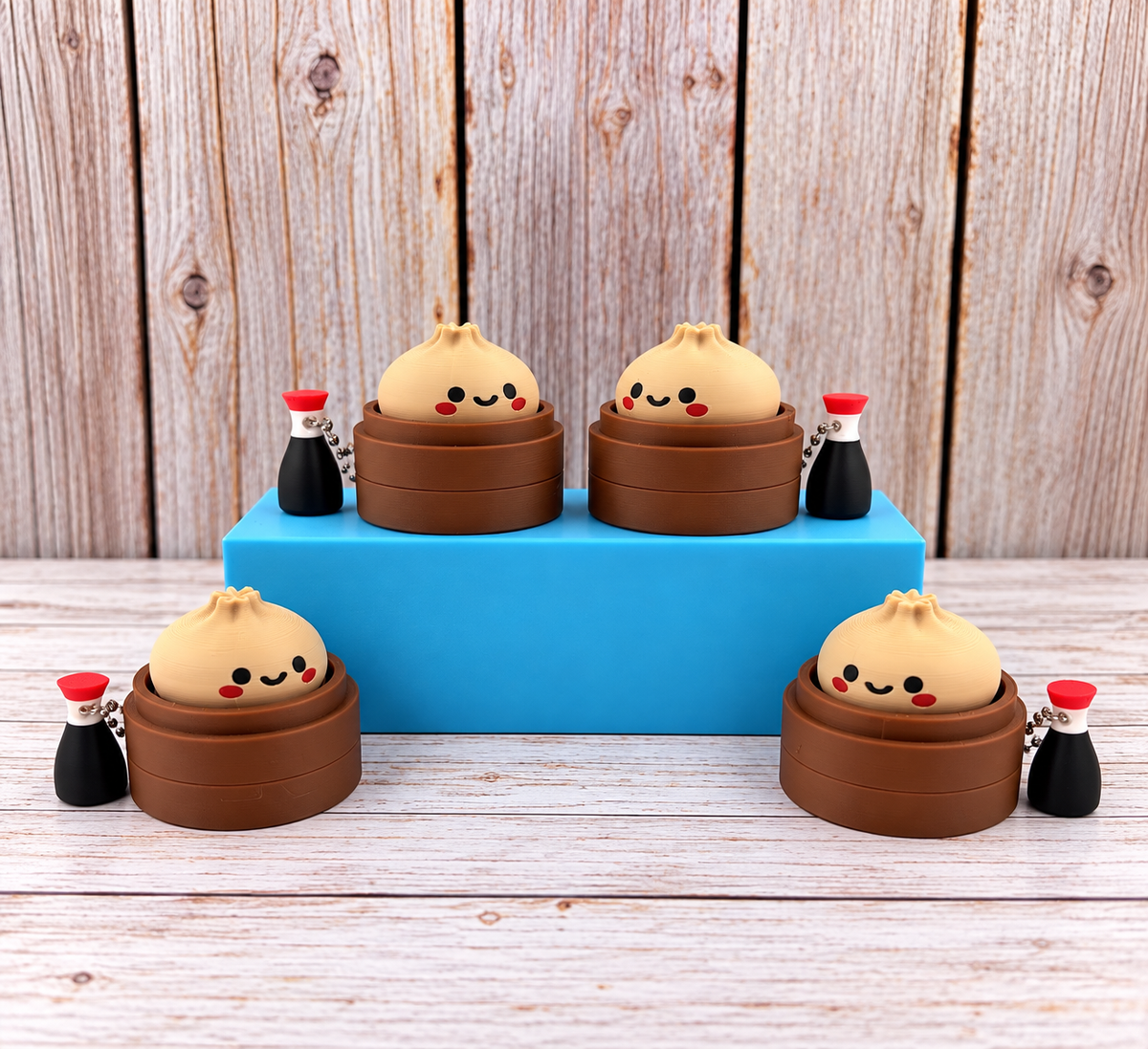 Dumpling With Soy-sauce Charm Clicker