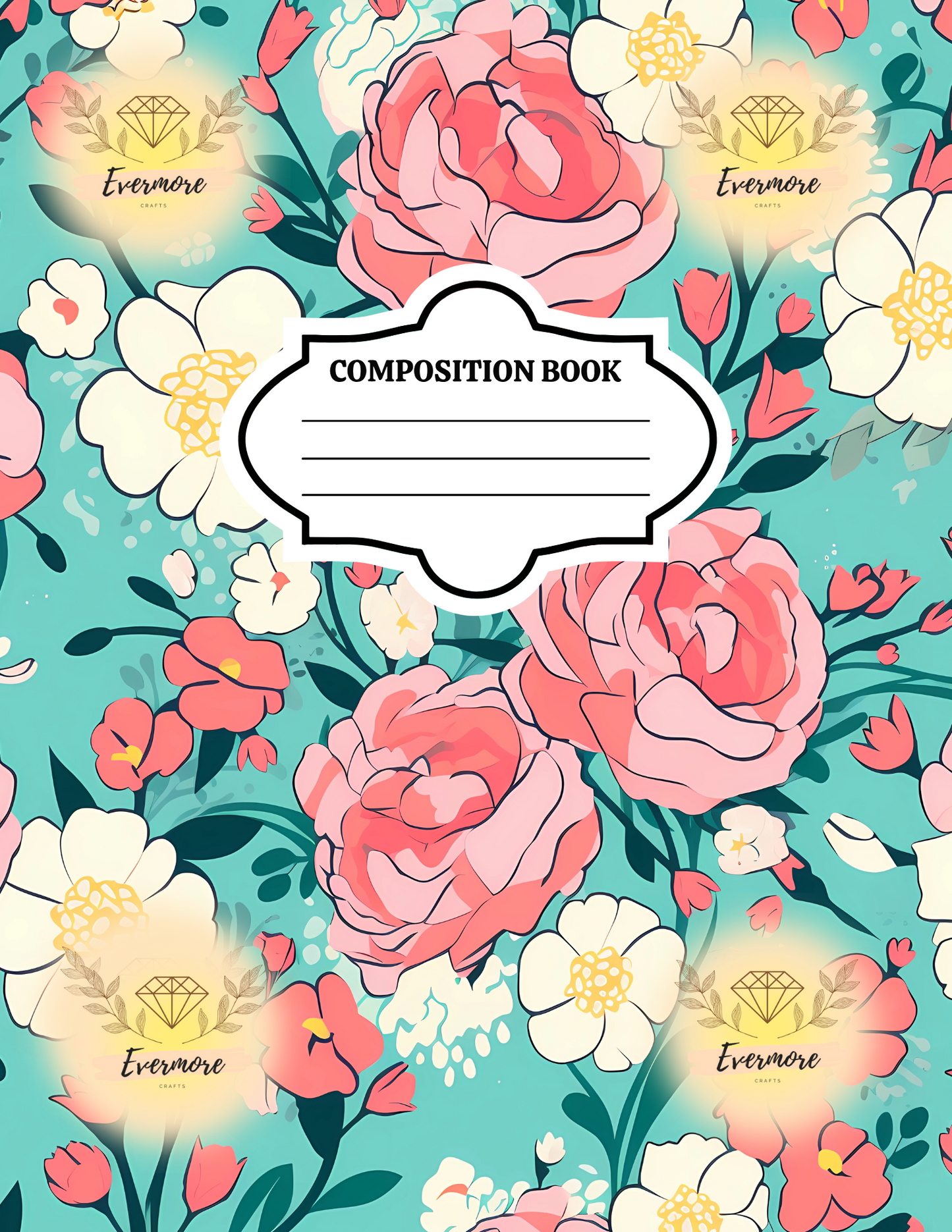 Teal Flower - Digital Download