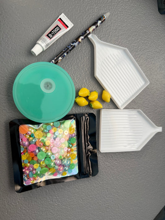 Teal Lid with Lemons Kit