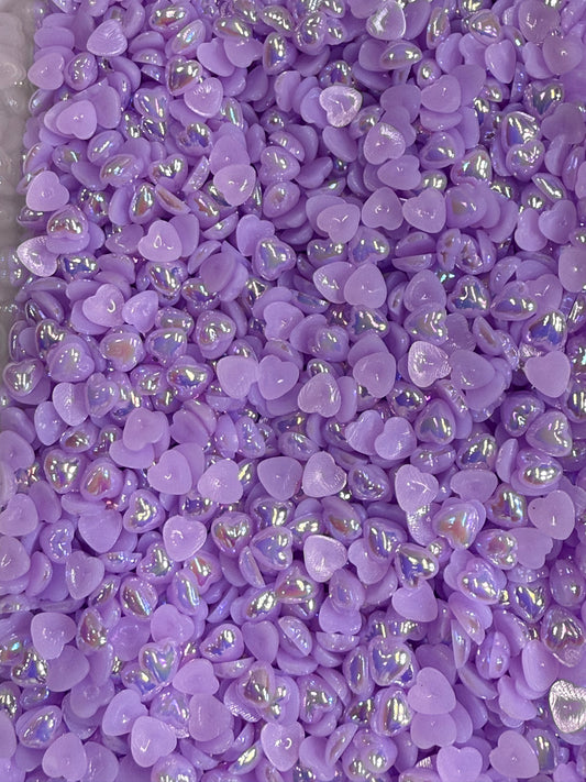 Blue-Violet AB Heart Pearl