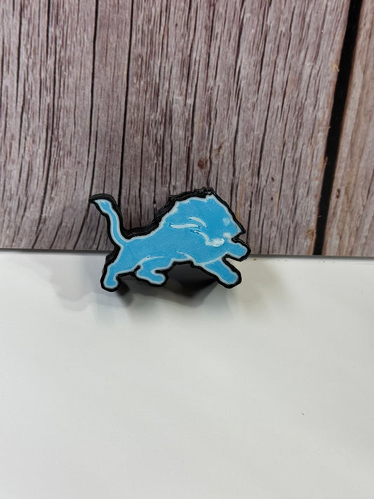 Blue Lions Straw Topper