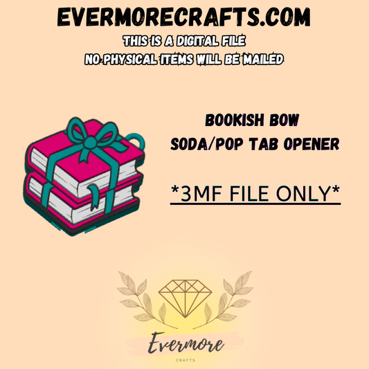 Book with Bow Tab Opener File