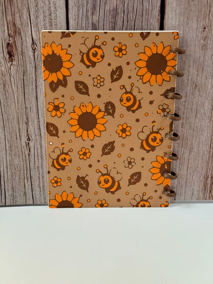 Cow and Sunflower 3D Printed Notebook