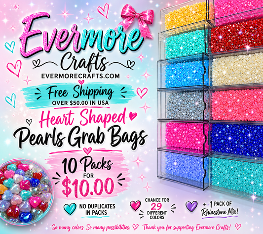 Heart Shaped Pearl Grab Bag