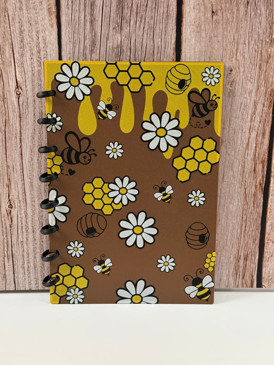 Bees and Honey 3D Printed Notebook
