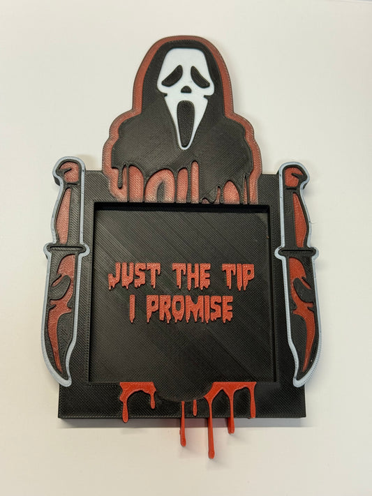 Ghost Face Post It Holder