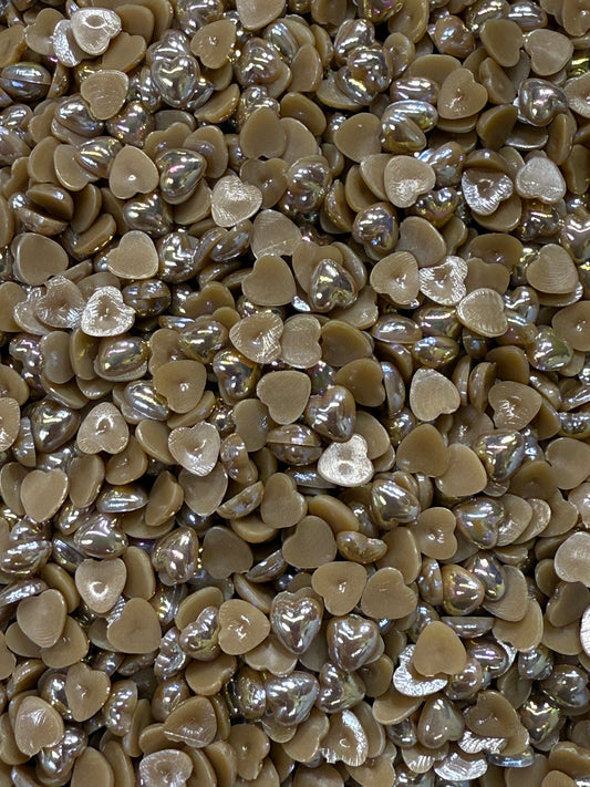 Light Coffee AB Heart Pearl