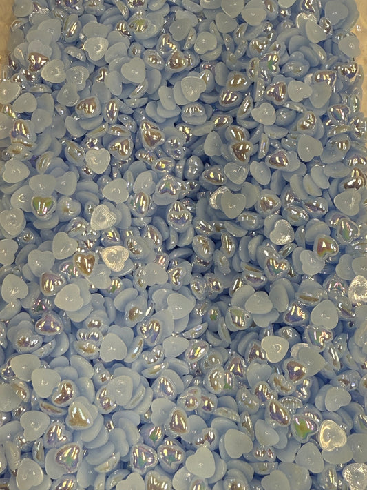 Light Sapphire AB Heart Pearl