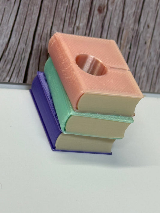 Pastel Books Straw Topper