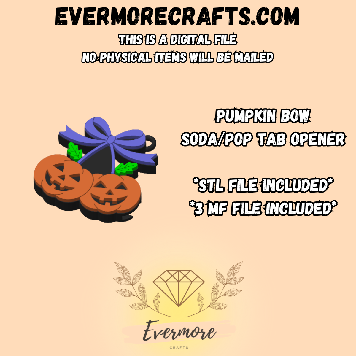 Pumpkin Bow Tab Opener File