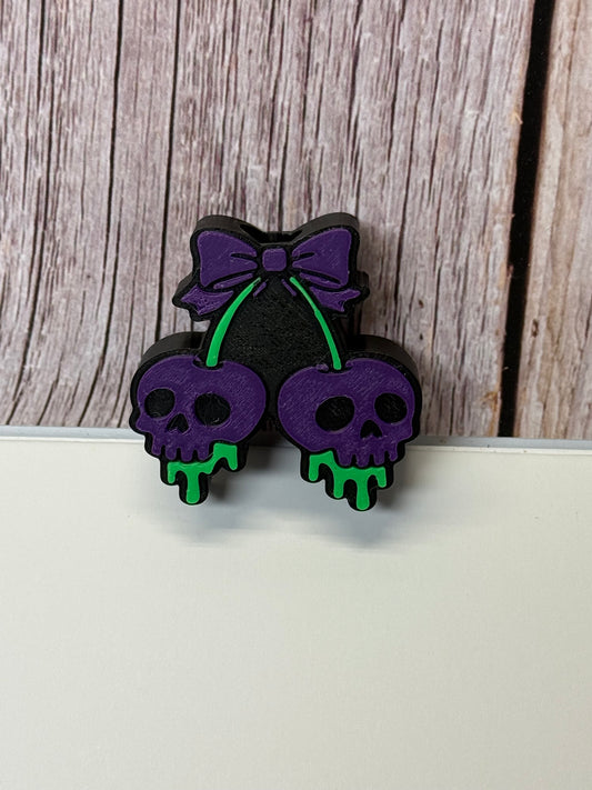 Purple Poison Apple Straw Topper
