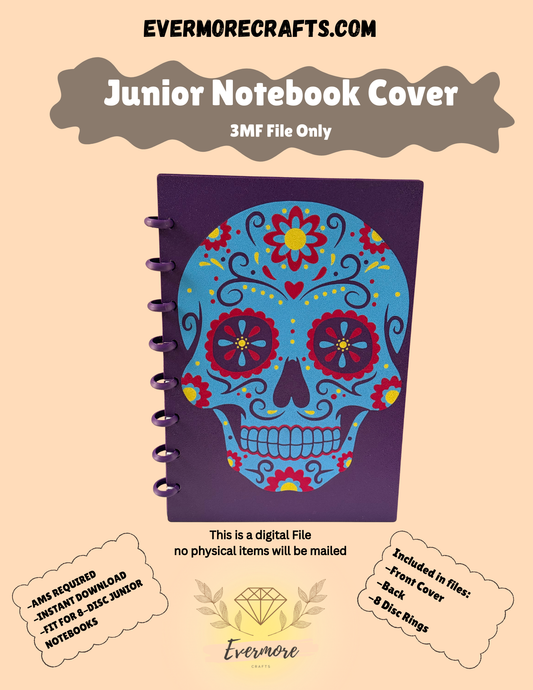 Sugar Skulls Notebook 3MF File
