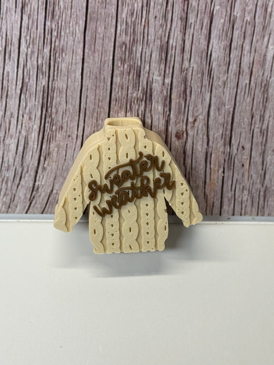 Sweater Weather Straw Topper